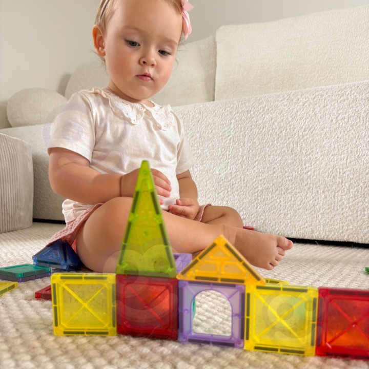 3D WOOPIE Magnetic Blocks - Educational Set 110 pcs.