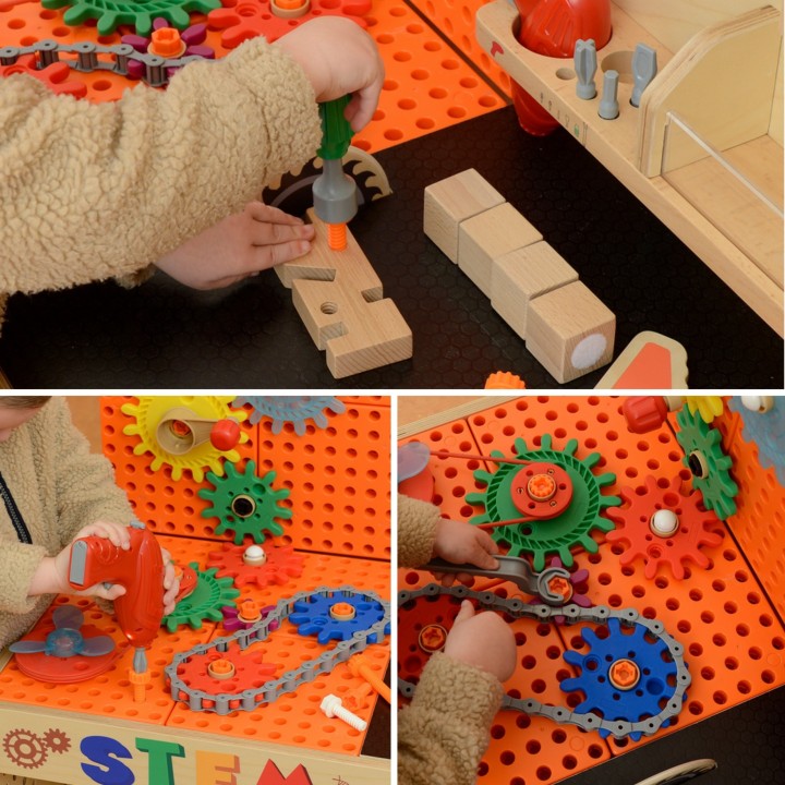 MASTERKIDZ Wooden Workshop XXL Montessori STEM - Tools for children