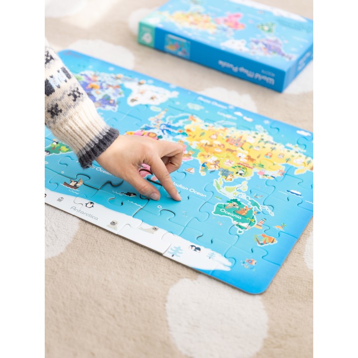 CLASSIC WORLD World Map Puzzle - Educational Toy For Children