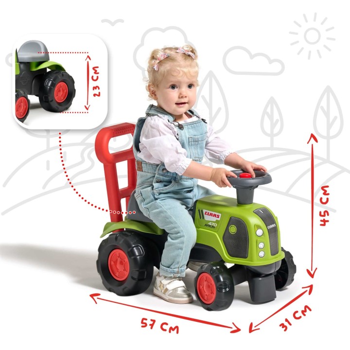 Jeździk Pchacz Traktor Claas Arion 470 Falk - Pojazd dla Dzieci 1+