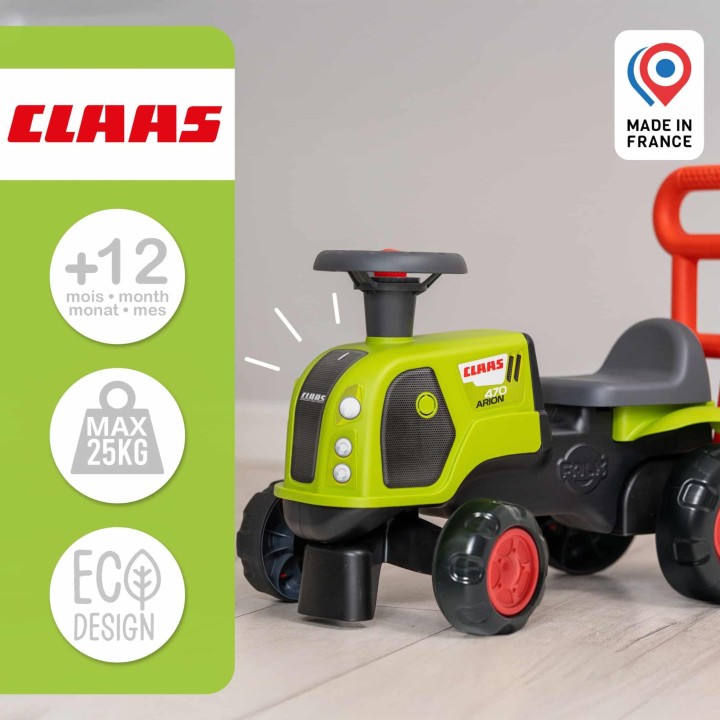 Jeździk Pchacz Traktor Claas Arion 470 Falk - Pojazd dla Dzieci 1+