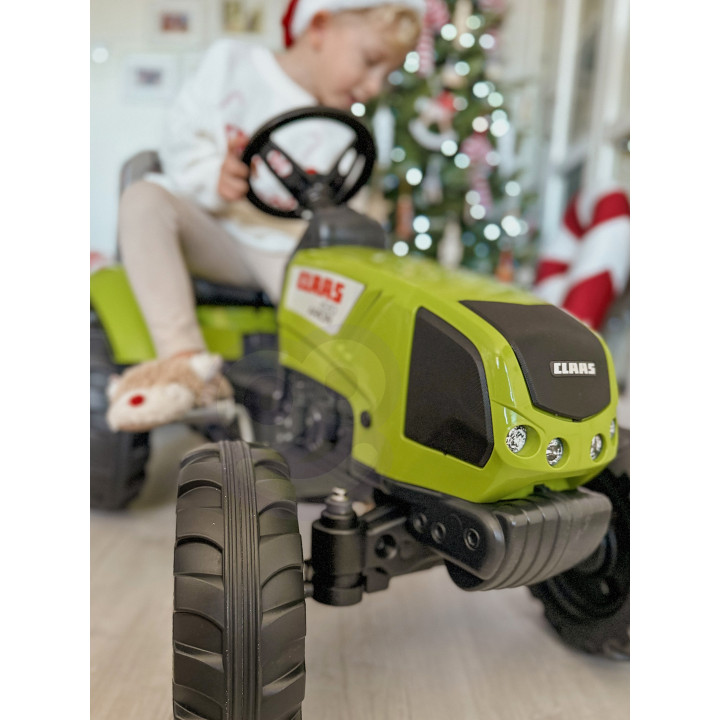 Falk Claas Pedal Tractor with Trailer Large Tractor Toy 3+