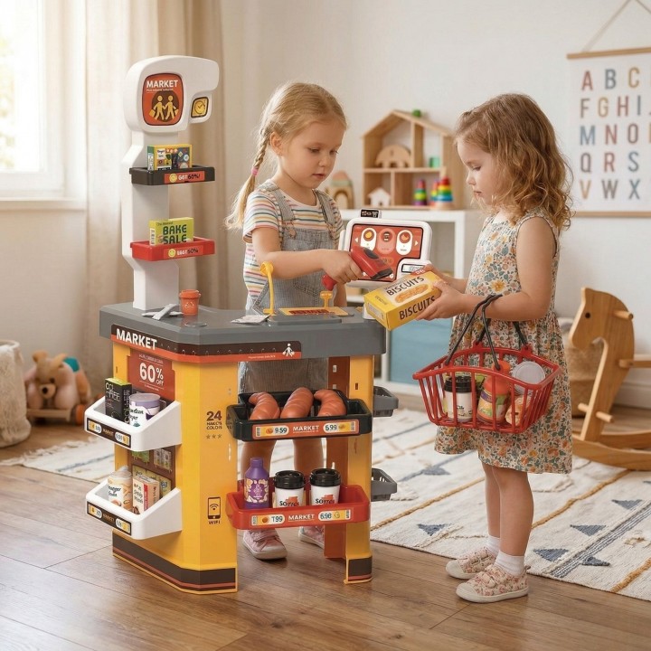 WOOPIE Interaktywny Super Market dla Dzieci - Akcesoria zabawkowe