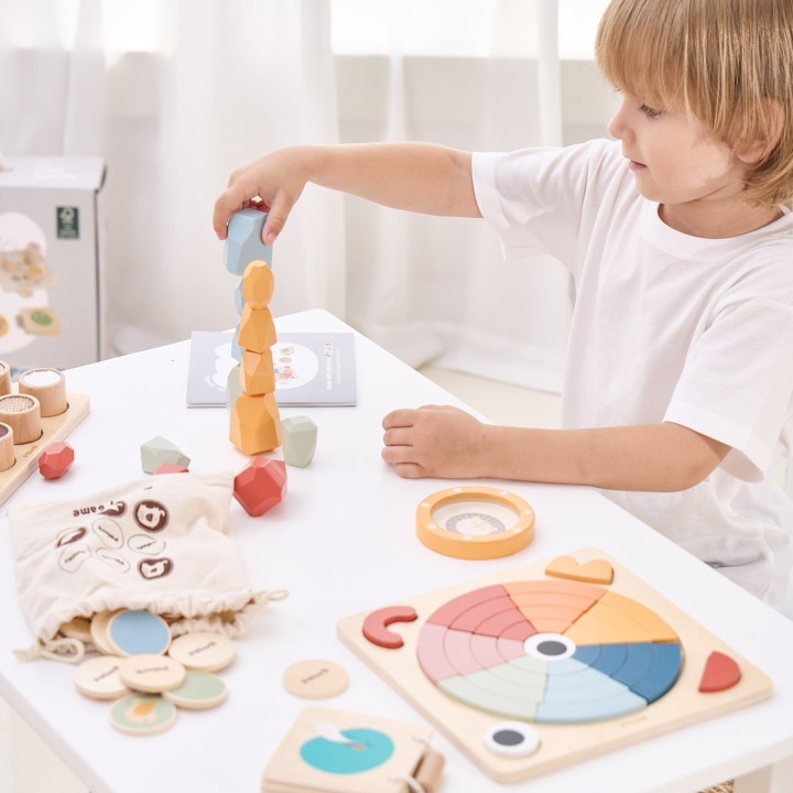 VIGA Zestaw Zabawek Edukacyjnych Box dla dzieci od 36 miesiąca