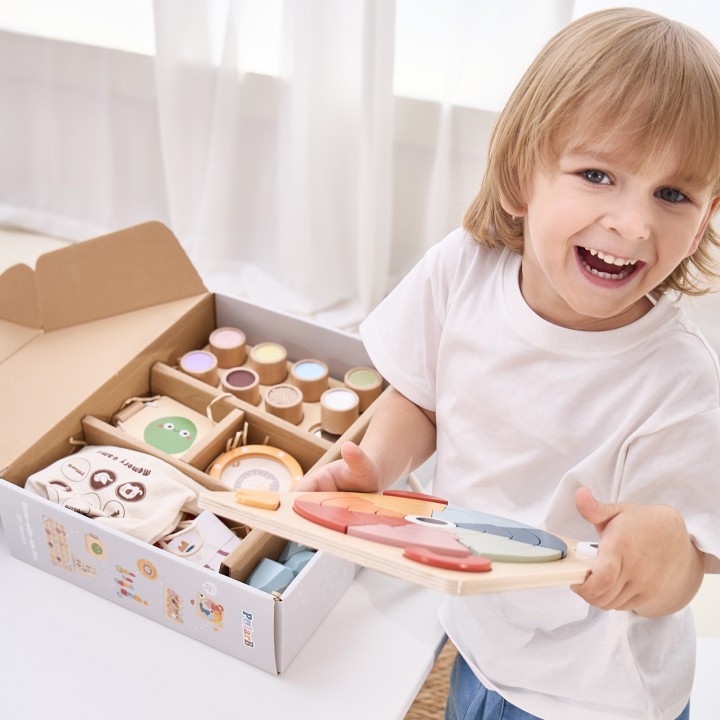 VIGA Educational Toy Box Set for children from 36 months