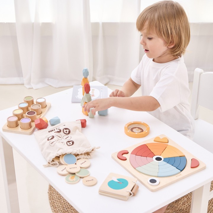 VIGA Zestaw Zabawek Edukacyjnych Box dla dzieci od 36 miesiąca