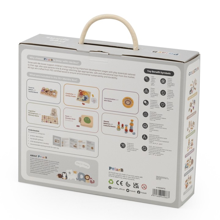 VIGA Educational Toy Box Set for children from 36 months