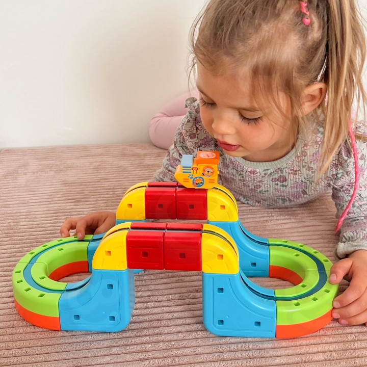 Magnetic Levitating Track 18 Pieces WOOPIE - DIY Educational Toy