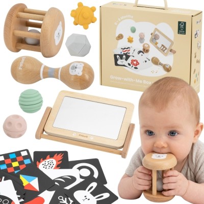 Zestaw Edukacyjny Montessori 0-6 Miesięcy Box Prezent Dla Malca - Viga