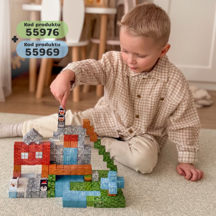 Woopie 108-piece magnetic building set - creative fun