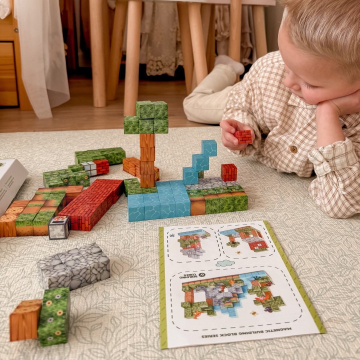 Woopie 108-piece magnetic building set - creative fun