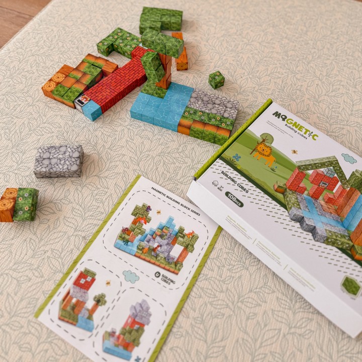 Woopie 108-piece magnetic building set - creative fun
