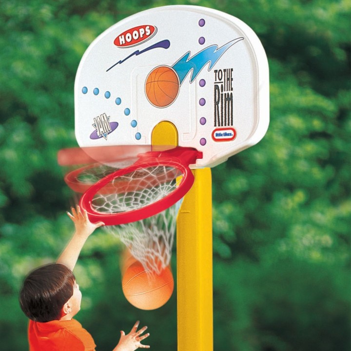 Little Tikes Duża Koszykówka dla Dzieci - Regulowana i Składana