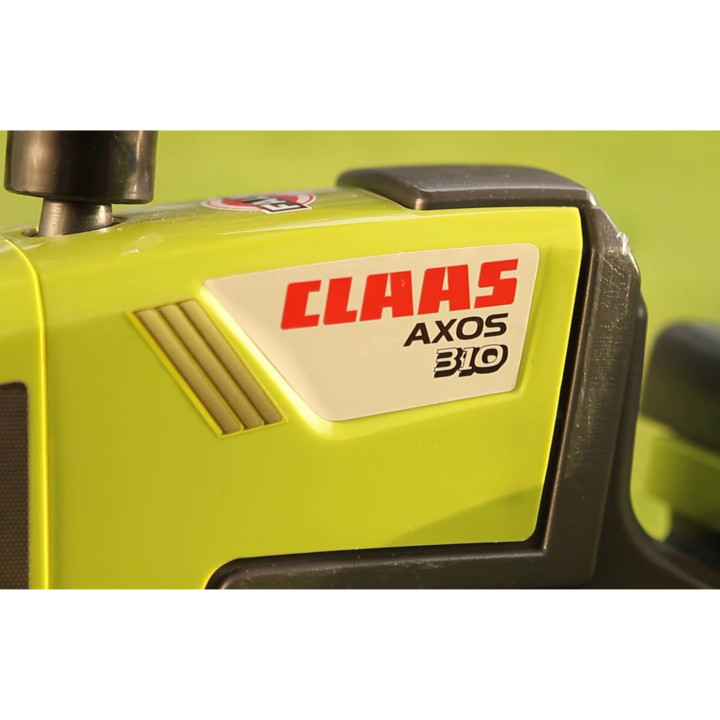 FALK Baby Claas Axos 310 Green Tractor with Trailer from 1 year