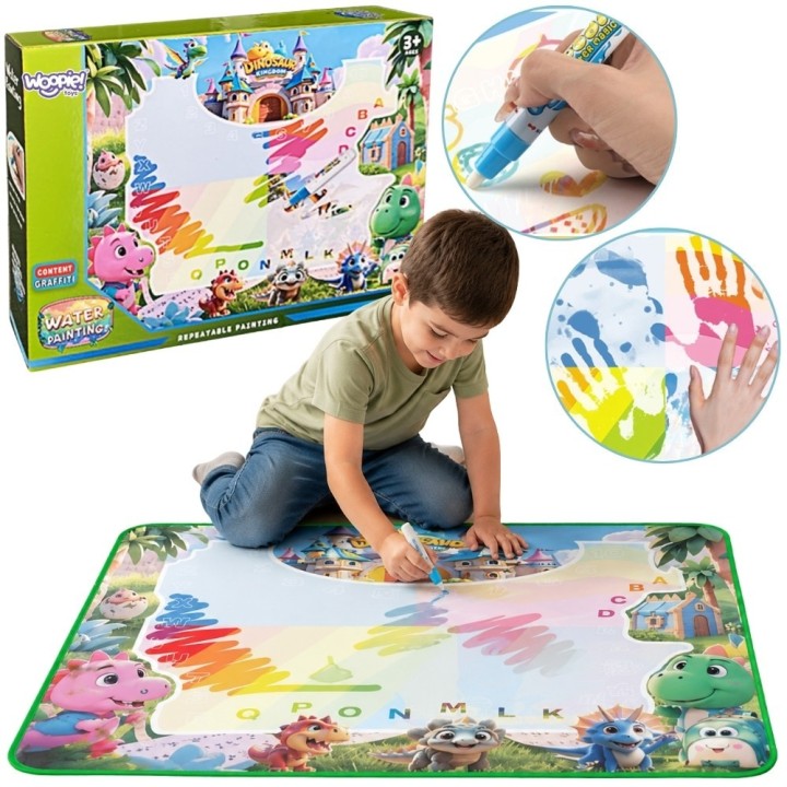 Woopie Dinosaur Water Mat for Painting - Magical and Mess-Free