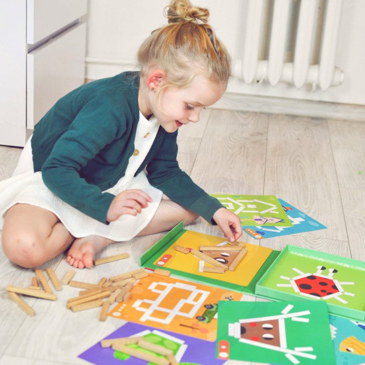 Puzzle Logic Game Puzzle Blocks 49 pieces WOOPIE - Education and Fun