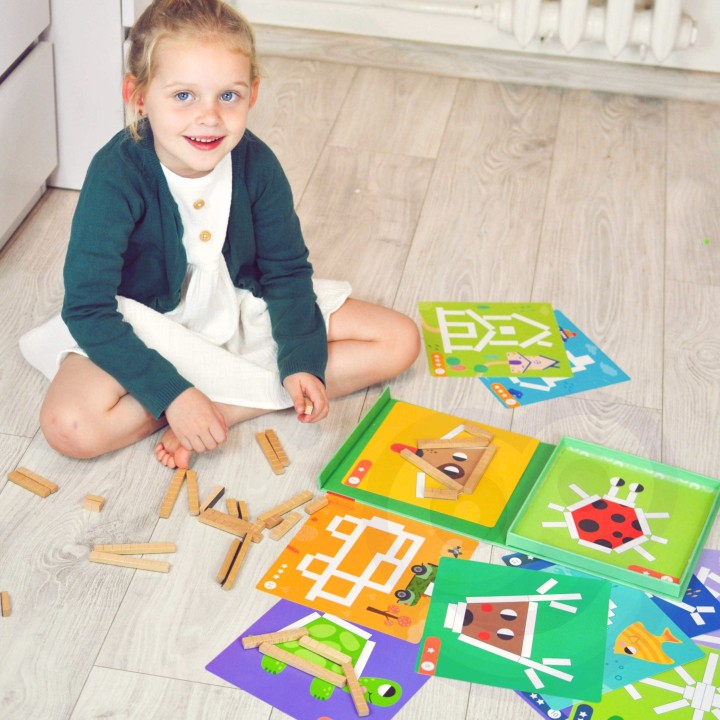 Puzzle Logic Game Puzzle Blocks 49 pieces WOOPIE - Education and Fun