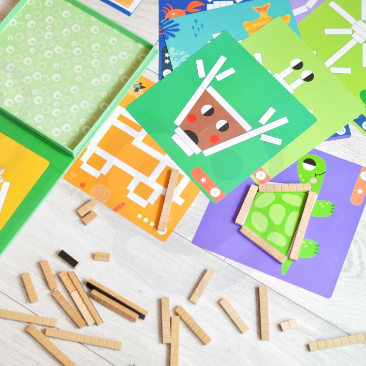 Układanka Gra Logiczna Łamigłówka Klocki 49 el. WOOPIE- Edukacja i Fun