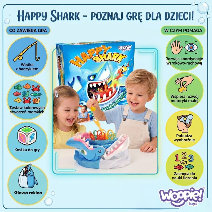 Gra Zręcznościowa Głodny Rekin - Łowienie Rybek Gryzie!