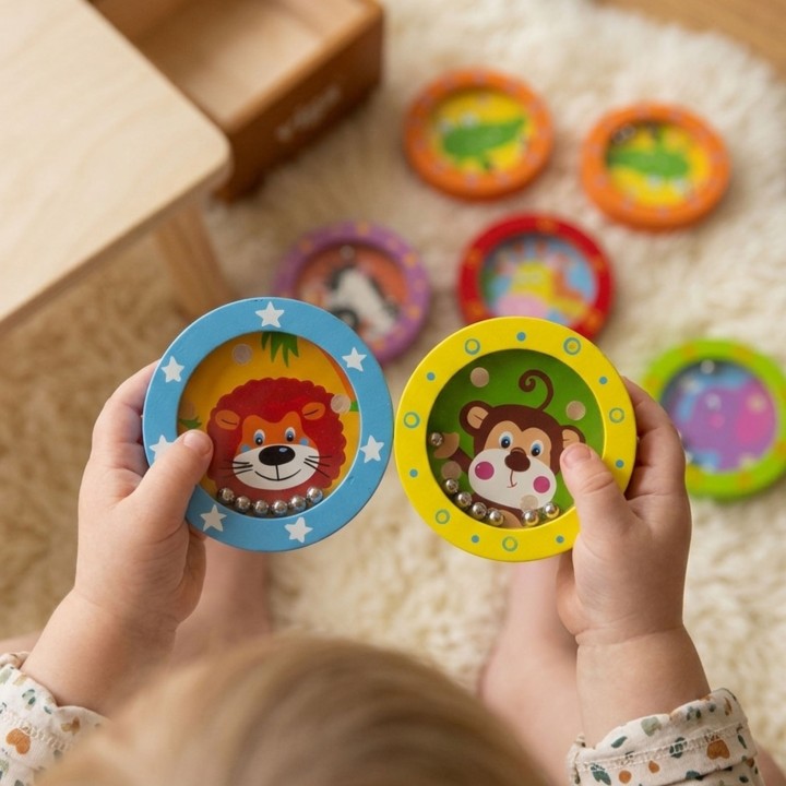VIGA Wooden Animal Maze - Fun and Learning for Children