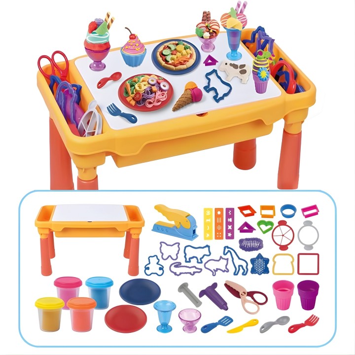 KEYLUCKER Dough Table - Creative Set of 40 pieces