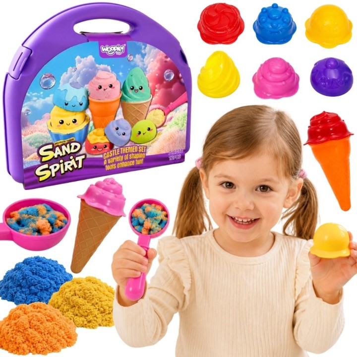 SAND FAIRY Kinetic Sand Set Ice Cream Parlor - Creative Toy