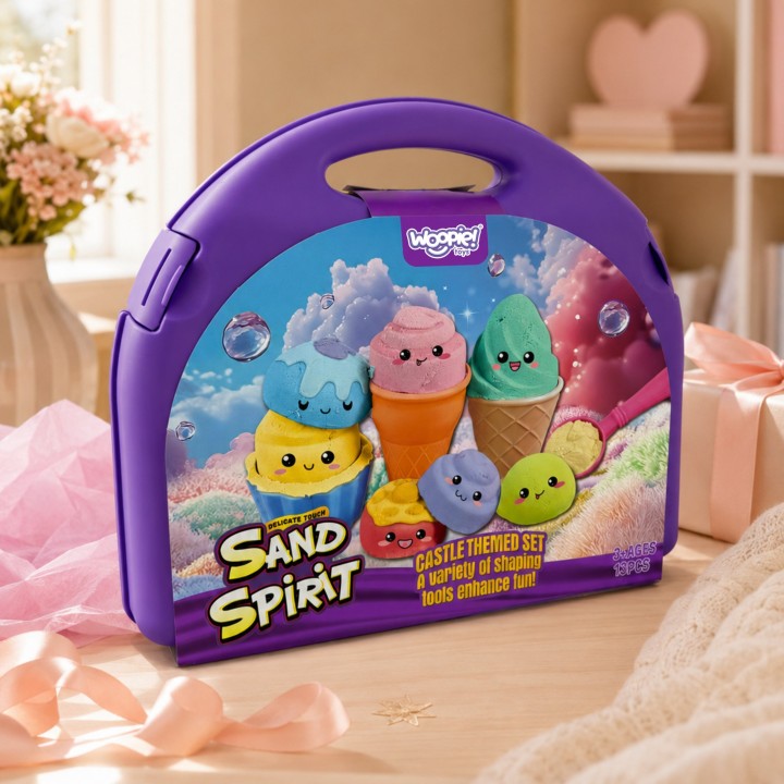 SAND FAIRY Kinetic Sand Set Ice Cream Parlor - Creative Toy