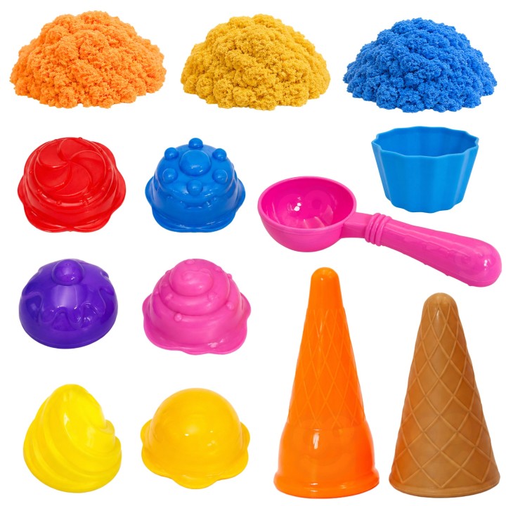 SAND FAIRY Kinetic Sand Set Ice Cream Parlor - Creative Toy
