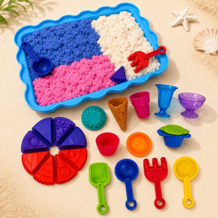 SAND FAIRY Kinetic Sand Set Desserts - Creative Toy
