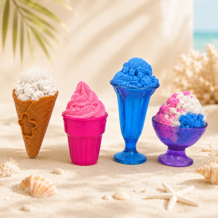 SAND FAIRY Kinetic Sand Set Desserts - Creative Toy