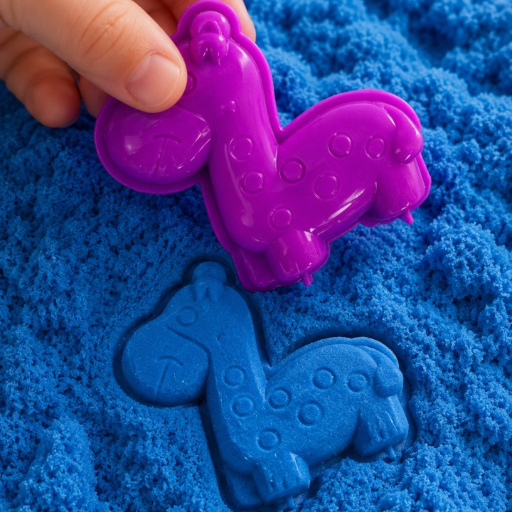 WOOPIE Kinetic Sand Set + Animal Molds Creative Fun