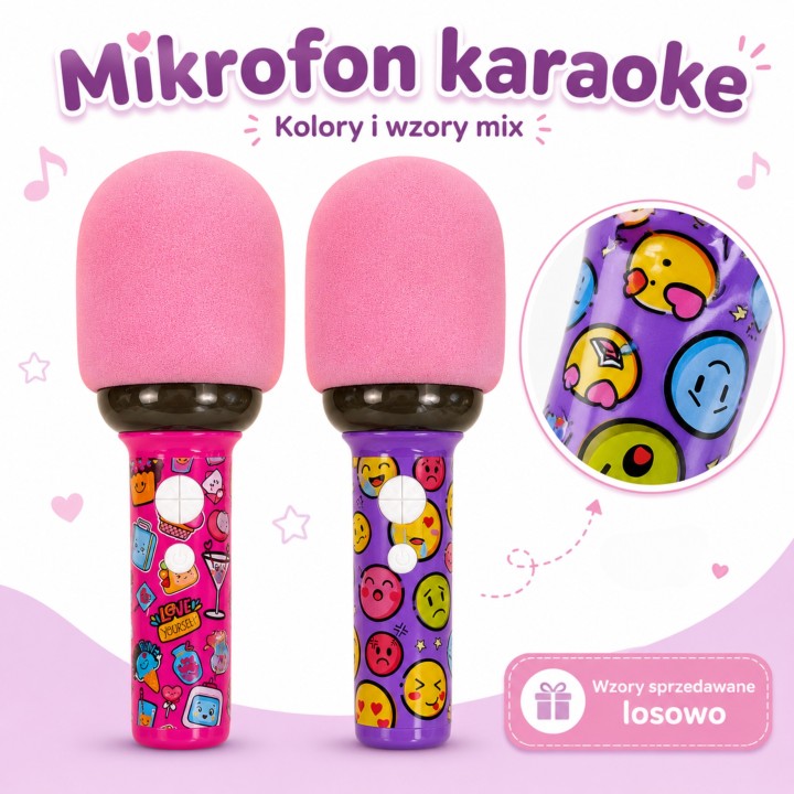 Bezprzewodowy mikrofon do karaoke MINGYE - zabawka muzyczna
