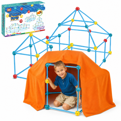 WOOPIE Large Building Blocks Tent 128 pcs - Tube Set