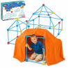 WOOPIE Big Blocks Construction Tent Set Straws Tubes 128 pcs.