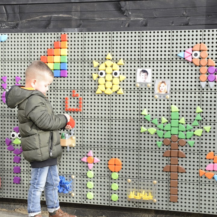 MASTERKIDZ Zestaw Kołeczków 64szt Figury Geometryczne STEM