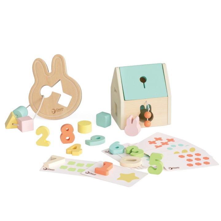 Pastel Set for Babies CLASSIC WORLD - First Toys 12-18m