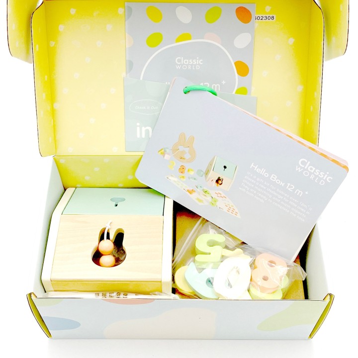 Pastel Set for Babies CLASSIC WORLD - First Toys 12-18m