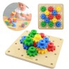 MASTERKIDZ Gears Build Your Own Mechanism Montessori Board