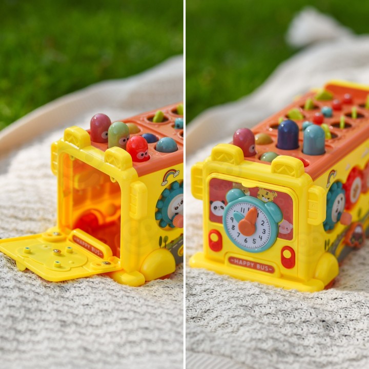 Interactive Montessori Bus 6 in 1 - Toy for Children +18m