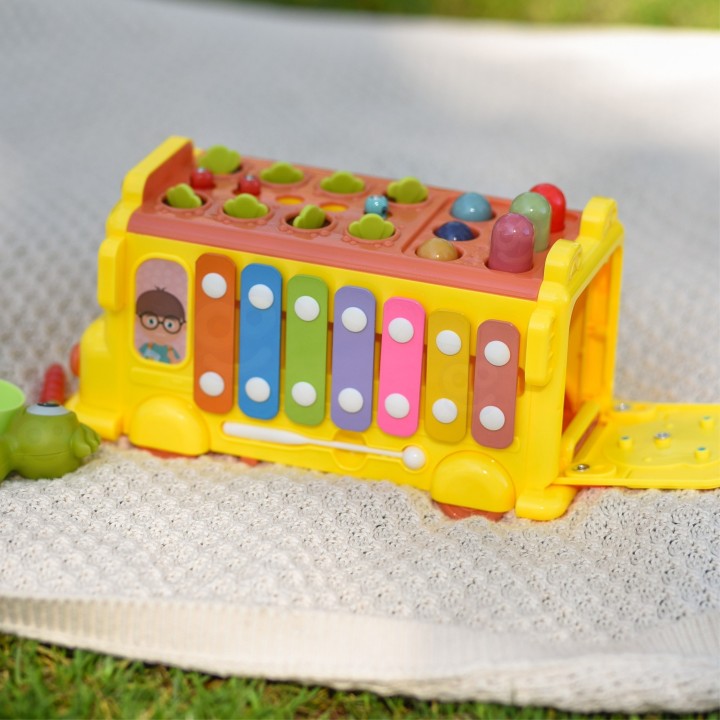 Interactive Montessori Bus 6 in 1 - Toy for Children +18m