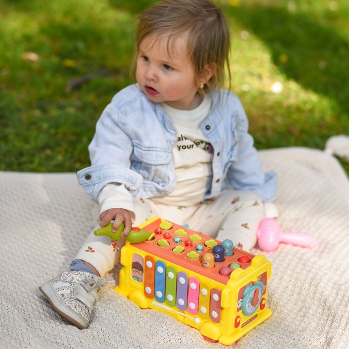 Interactive Montessori Bus 6 in 1 - Toy for Children +18m
