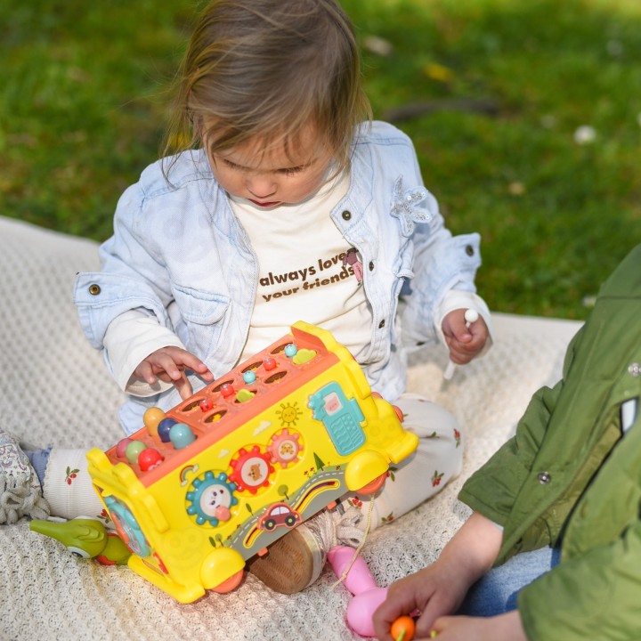 Interactive Montessori Bus 6 in 1 - Toy for Children +18m