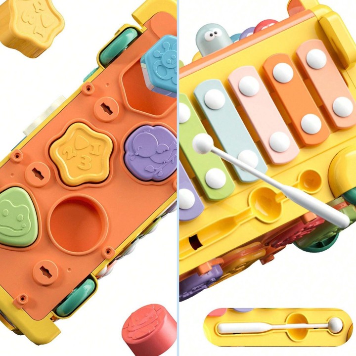 Interactive Montessori Bus 6 in 1 - Toy for Children +18m