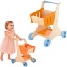 VIGA Wooden Shopping Cart for Kids Toy