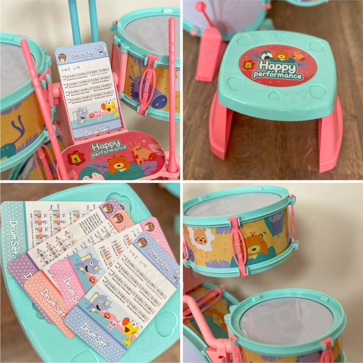 WOOPIE Educational Percussion for Children with Drums and Cymbals