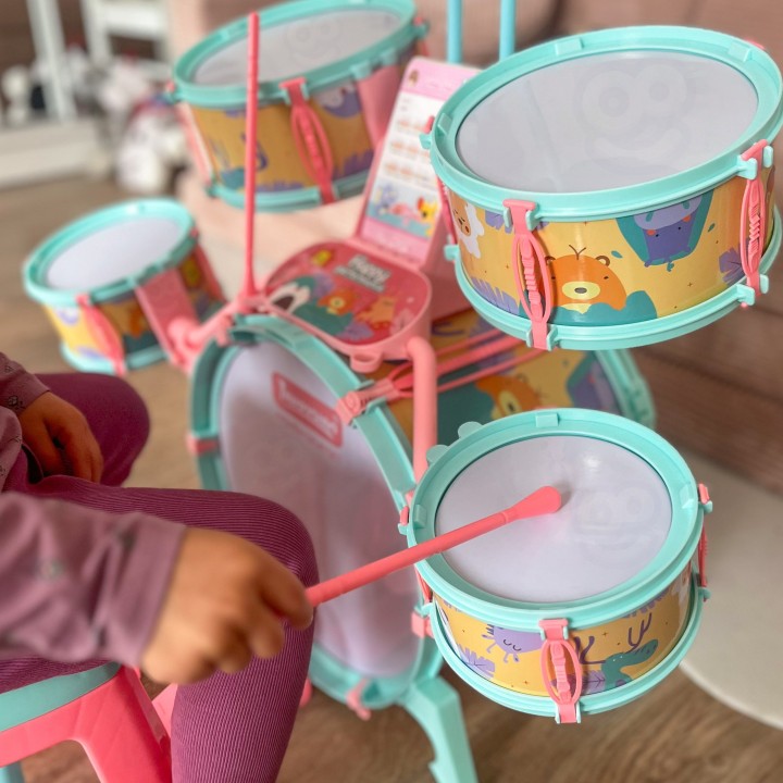WOOPIE Educational Percussion for Children with Drums and Cymbals