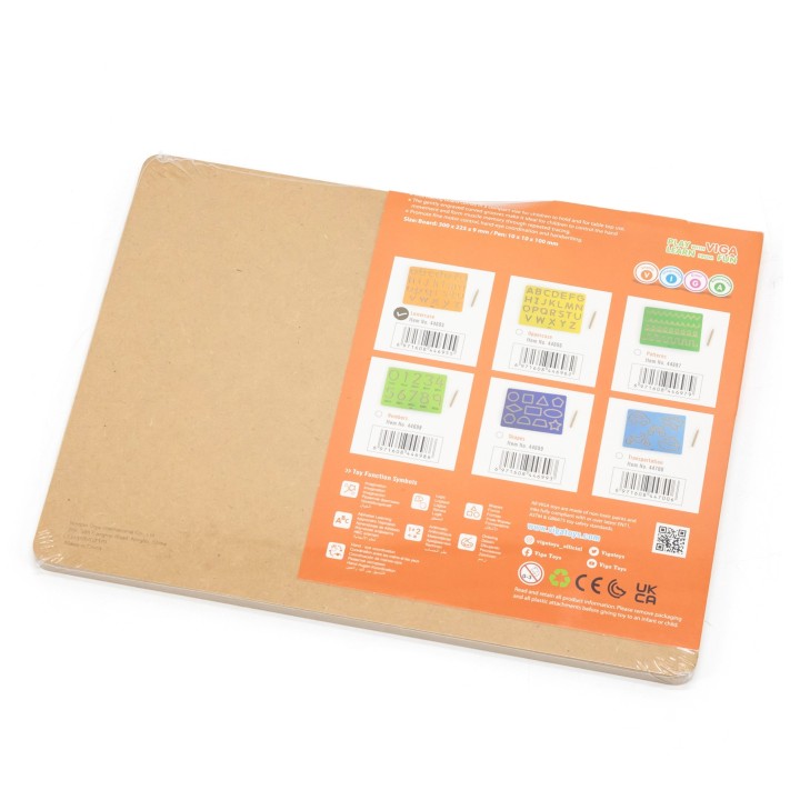 VIGA Graphomotor Board Small Letters - Learning to Write