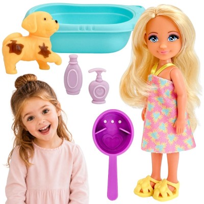 WOOPIE Magic Color Changing Bath Doll and Dog
