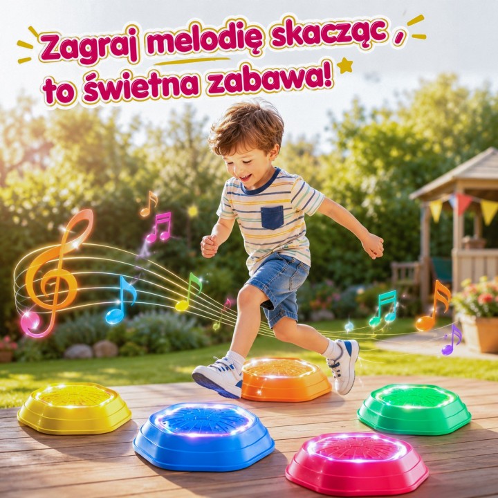 WOOPIE Balance Stones Interactive Sensory Trail
