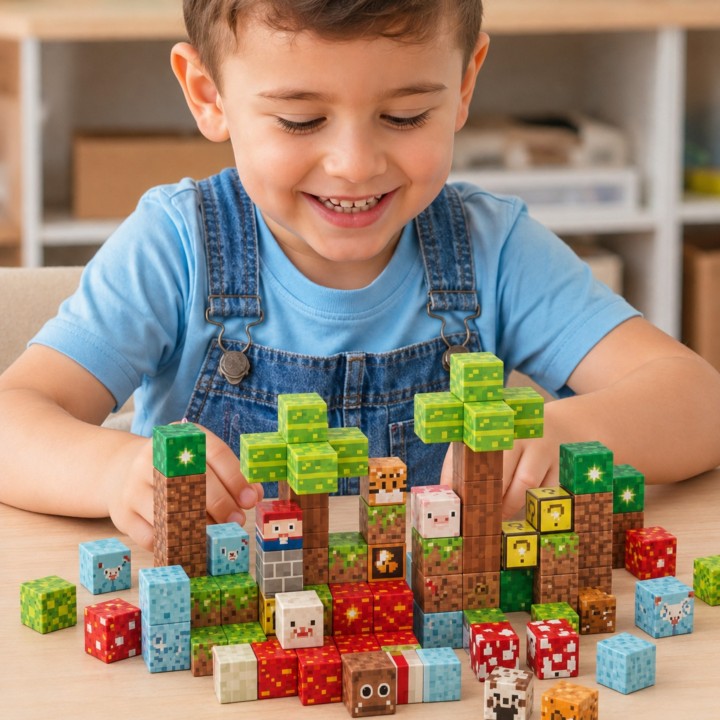 WOOPIE Magnetic Light-Up Building Blocks 59 pcs.
